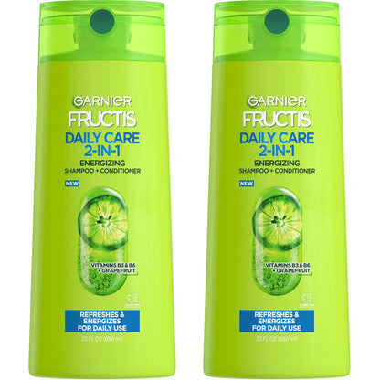 2-in-1 shampoo and conditioner formula for simultaneous cleansing and conditioning