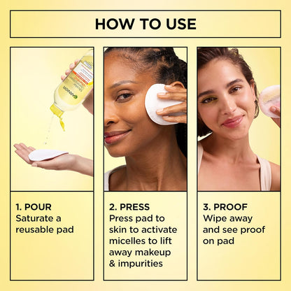 Garnier Micellar Water with Vitamin C – Nighttime Ritual Cleanser for Radiant, Relaxed Skin