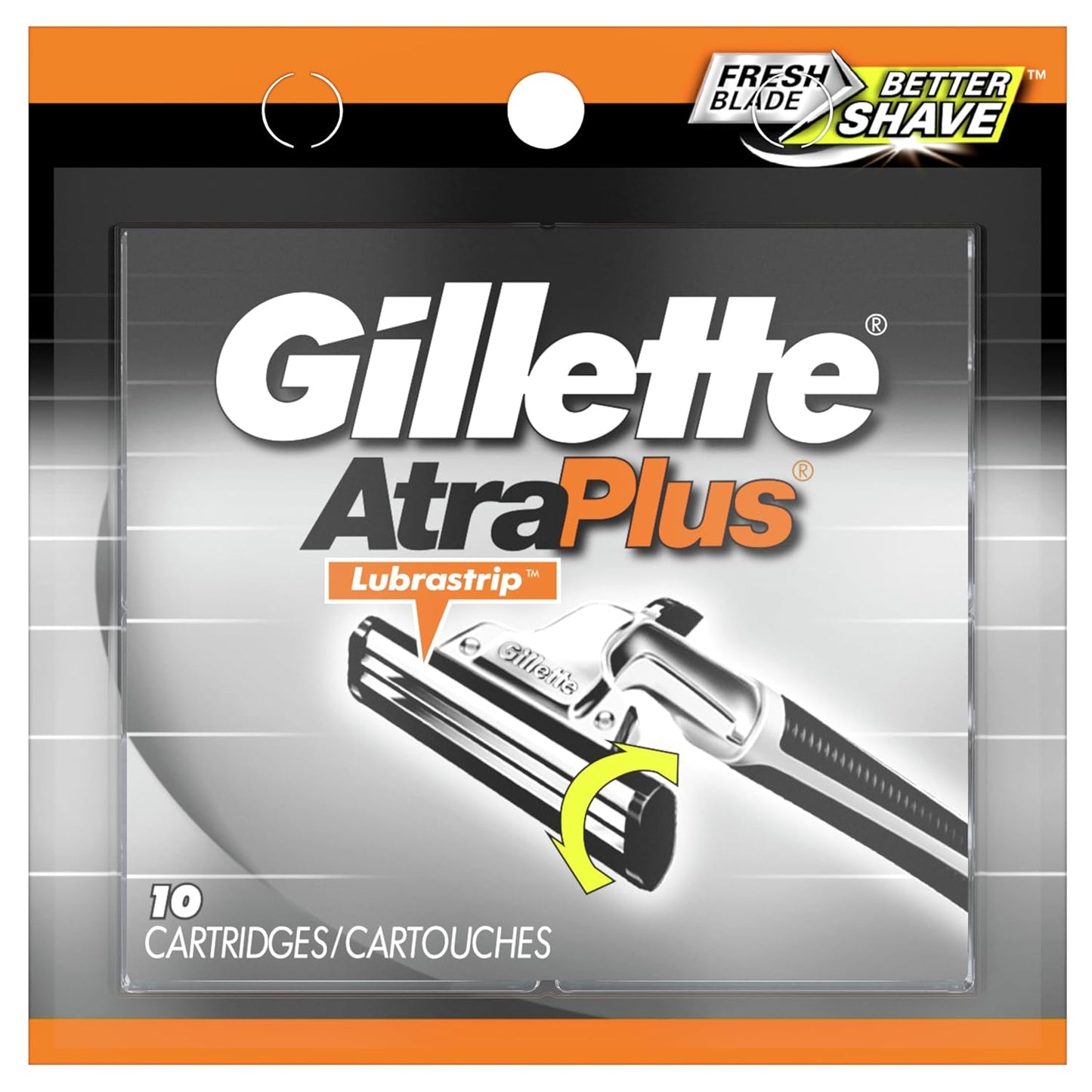 Gillette Atra Plus Razor Blade Refills – Smooth Daily Shave for Your Self-Care Ritual