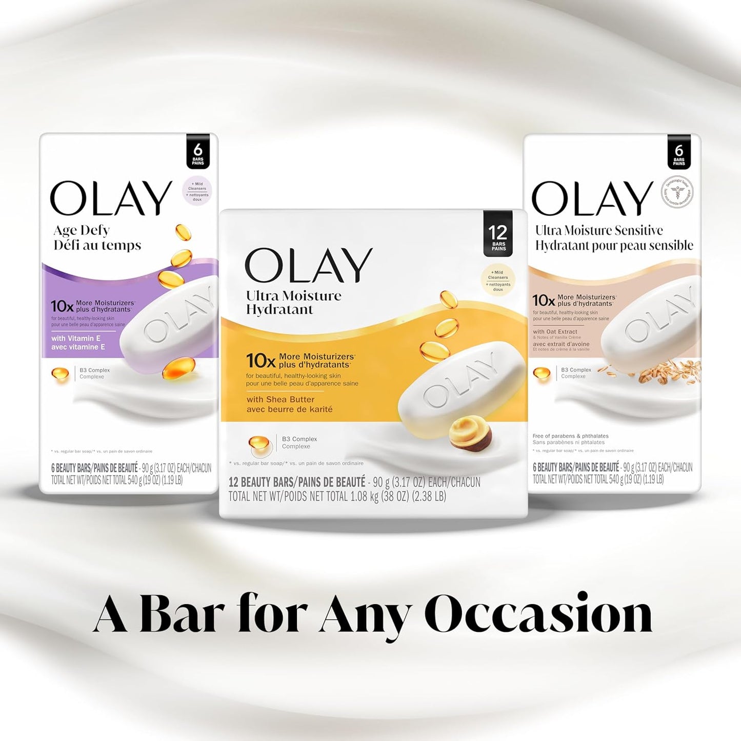 Olay Ultra Moisture Beauty Bar – Nourishing Daily Cleanser for Mindful Shower Rituals