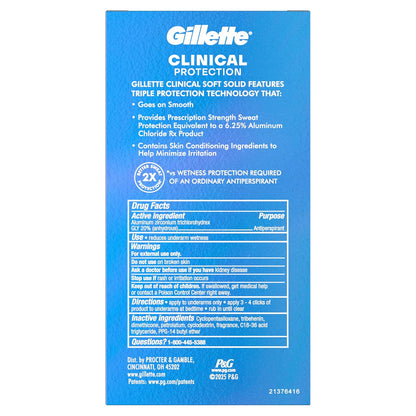 Gillette Clinical Antiperspirant for Men – 100-Hour Protection for Your Daily Grooming Ritual