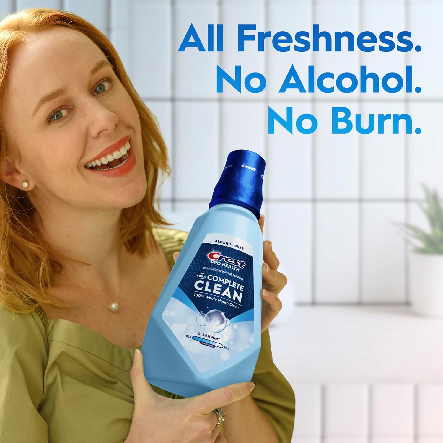 Crest Mouthwash Pro Health Complete Clean – Alcohol-Free Gum Care for Your Daily Wellness Ritual
