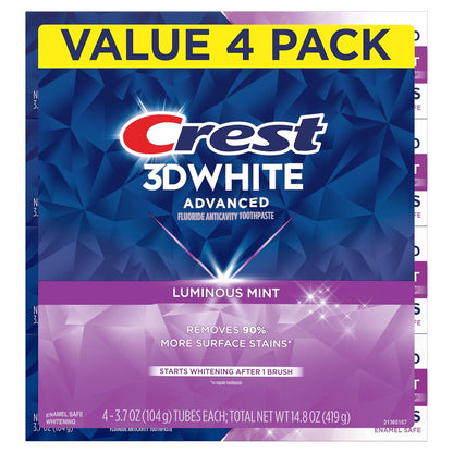 Advanced Whitening Toothpaste – Brighten Your Smile in 5 Days, Fluoride Cavity Protection & Enamel Care