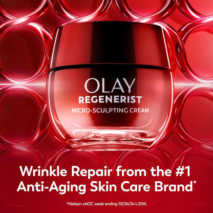Olay Regenerist Micro-Sculpting Cream – Nightly Anti-Aging Ritual for Radiant, Firmed Skin