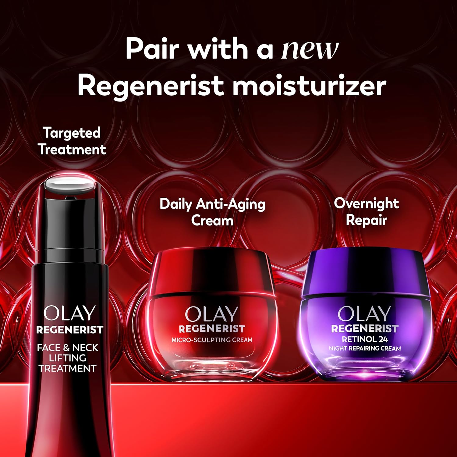 Olay Regenerist Neck Roller – Calming Evening Skincare Ritual for Firmer, Youthful Skin