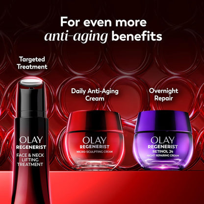 Olay Regenerist Micro-Sculpting Cream – Nightly Anti-Aging Ritual for Radiant, Firmed Skin