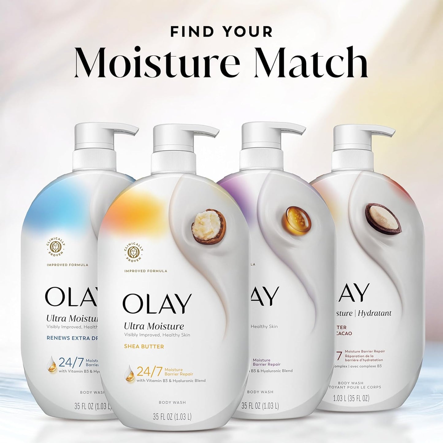 Olay Ultra Moisture Body Wash – Hydrating Shower Ritual for Daily Skin Renewal & 24/7 Softness