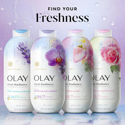 Olay Body Wash for Women – Nourishing Daily Shower Ritual with Vitamin B3 & Plant-Based Cleansers