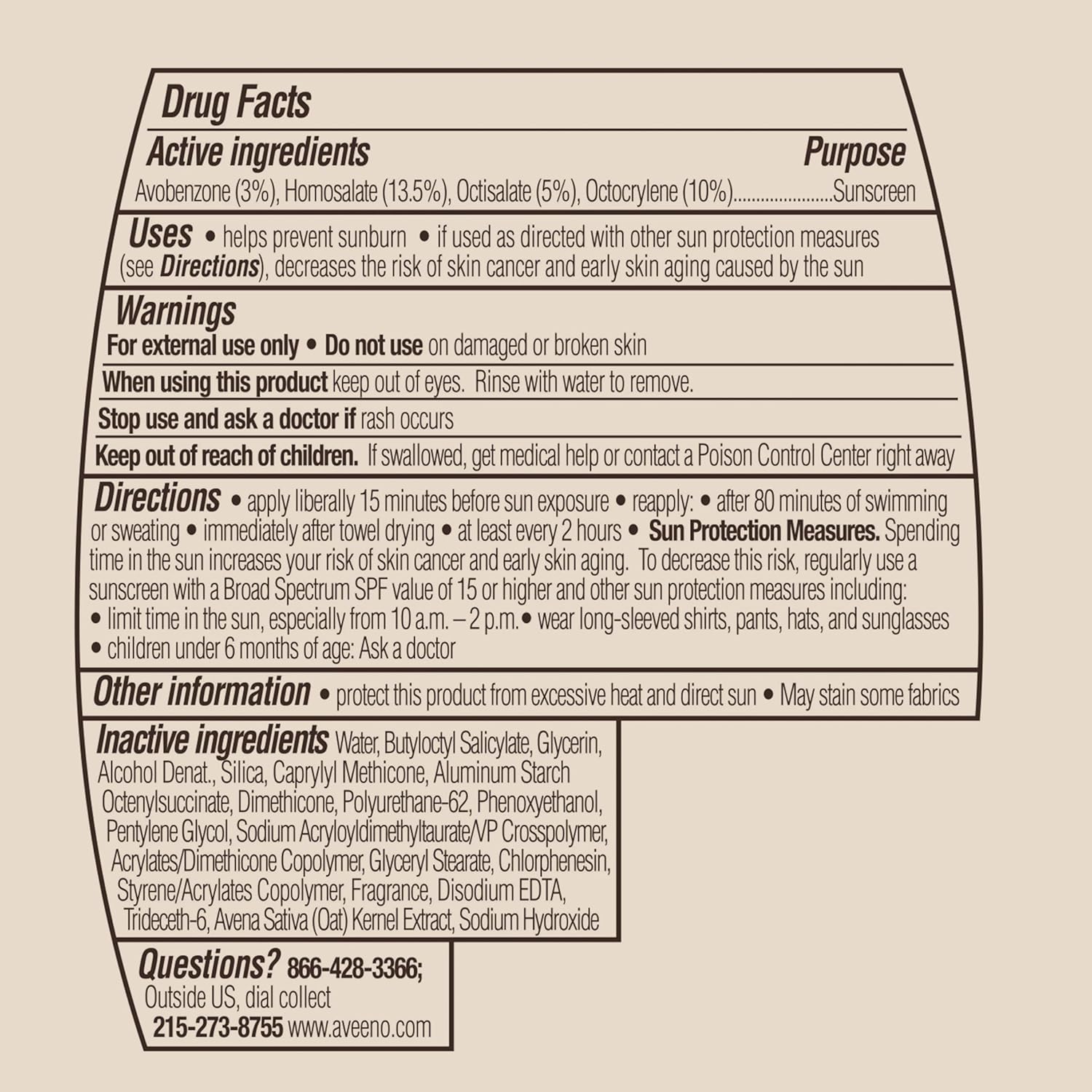 Aveeno Protect + Hydrate Sunscreen Lotion – Daily Skincare Ritual with Prebiotic Oat for Glowing Mornings