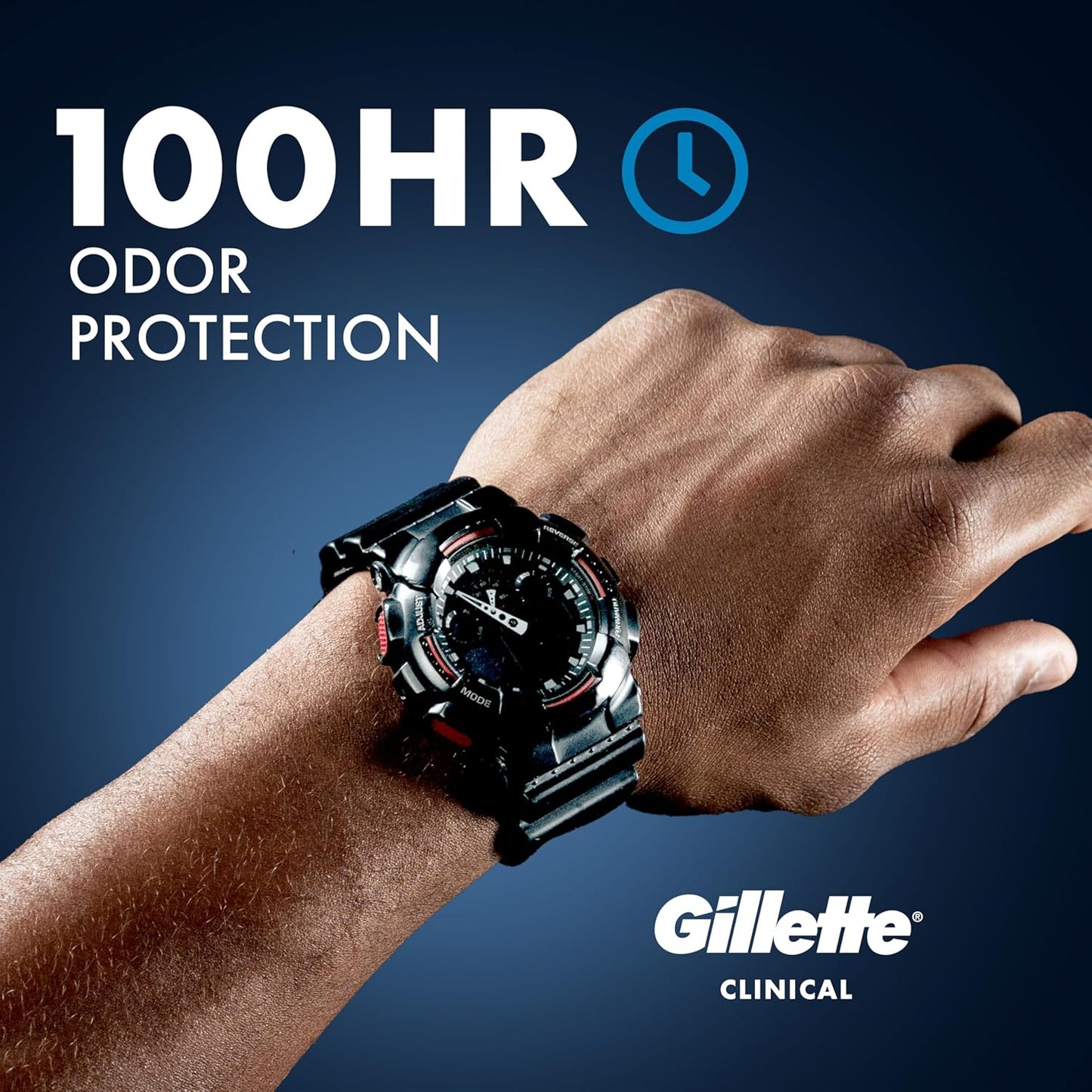 100-hour sweat and odor protection (p&g internal studies, 2025)