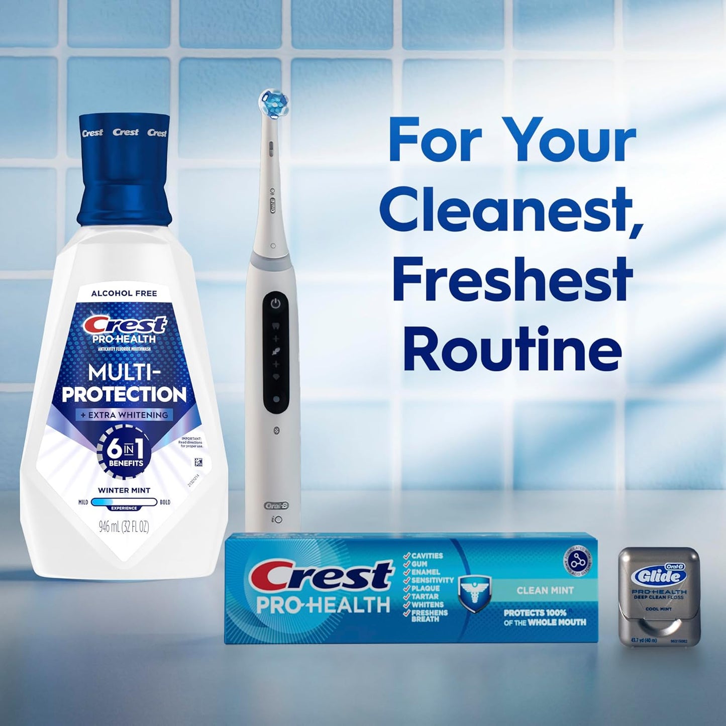 Crest Pro-Health Advanced Mouthwash – Alcohol-Free Nighttime Rinse for Calm Evening Routines