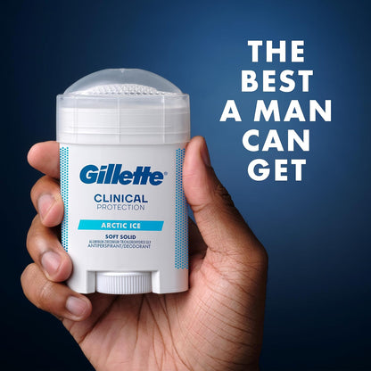 Gillette Clinical Antiperspirant for Men – 100-Hour Protection for Your Daily Grooming Ritual