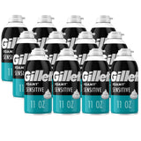 Gillette Foamy Sensitive Skin Shaving Cream – Soothing Aloe-Enriched Formula for Daily Grooming Ritual