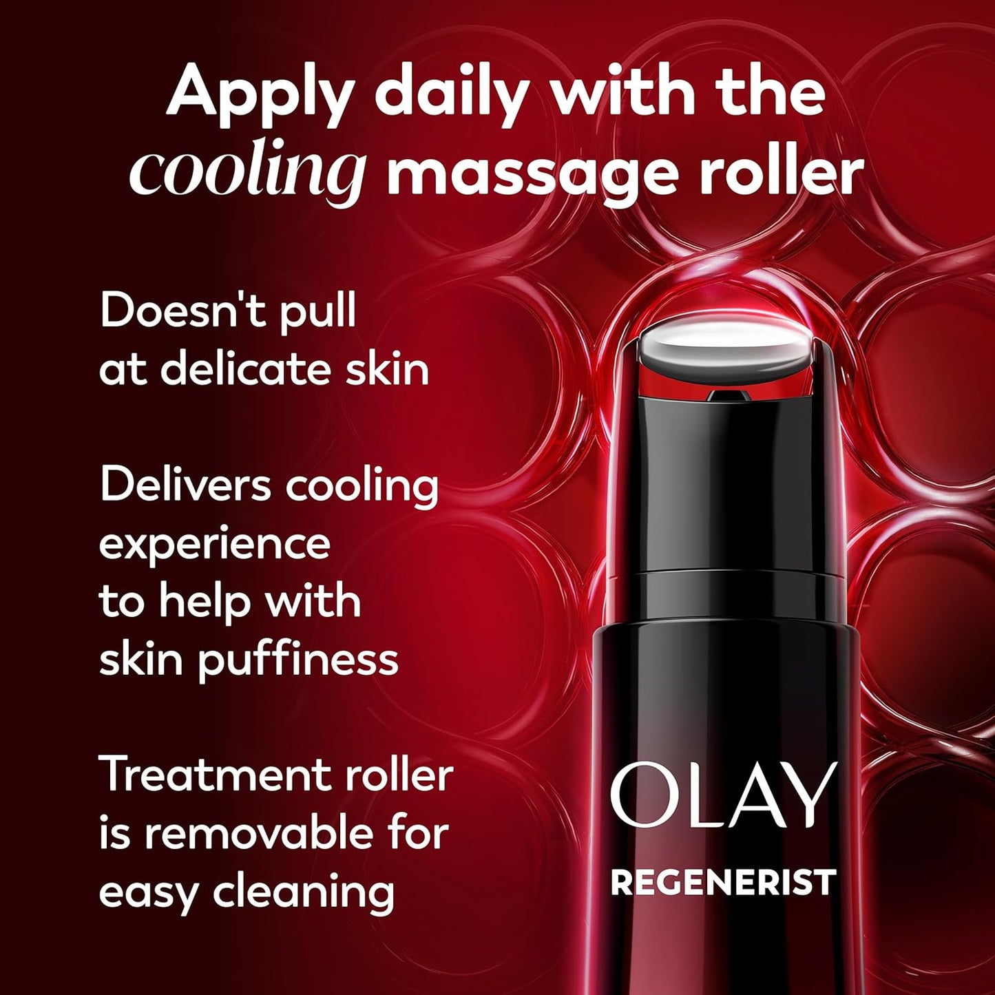 Olay Regenerist Neck Roller – Calming Evening Skincare Ritual for Firmer, Youthful Skin