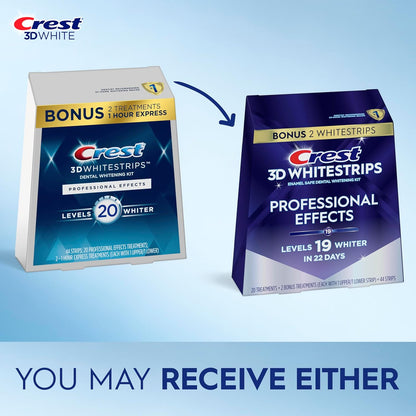 22-treatment kit (20 standard + 2 bonus 1-hour express strips) for a full course