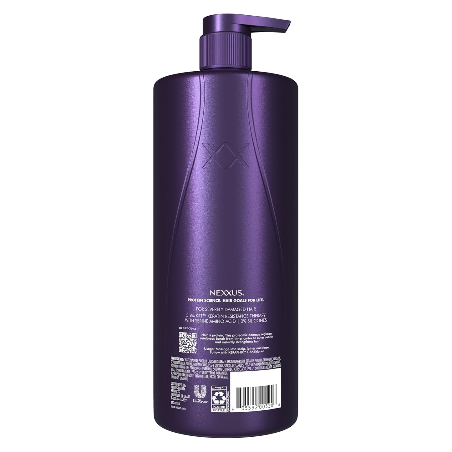 instant repair + damage shield dual-action system in a single shampoo