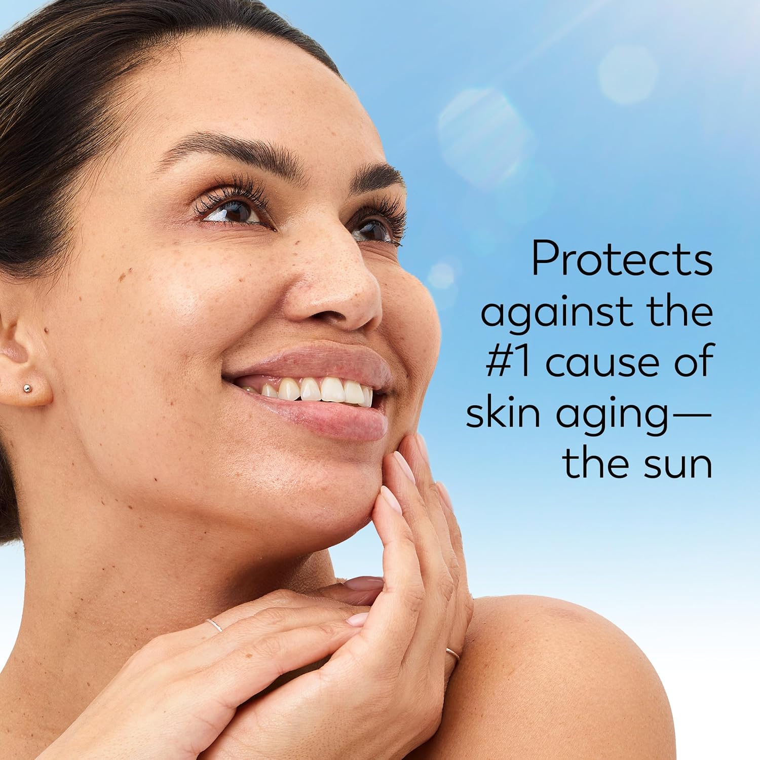non-comedogenic, lightweight matte finish with no white cast
