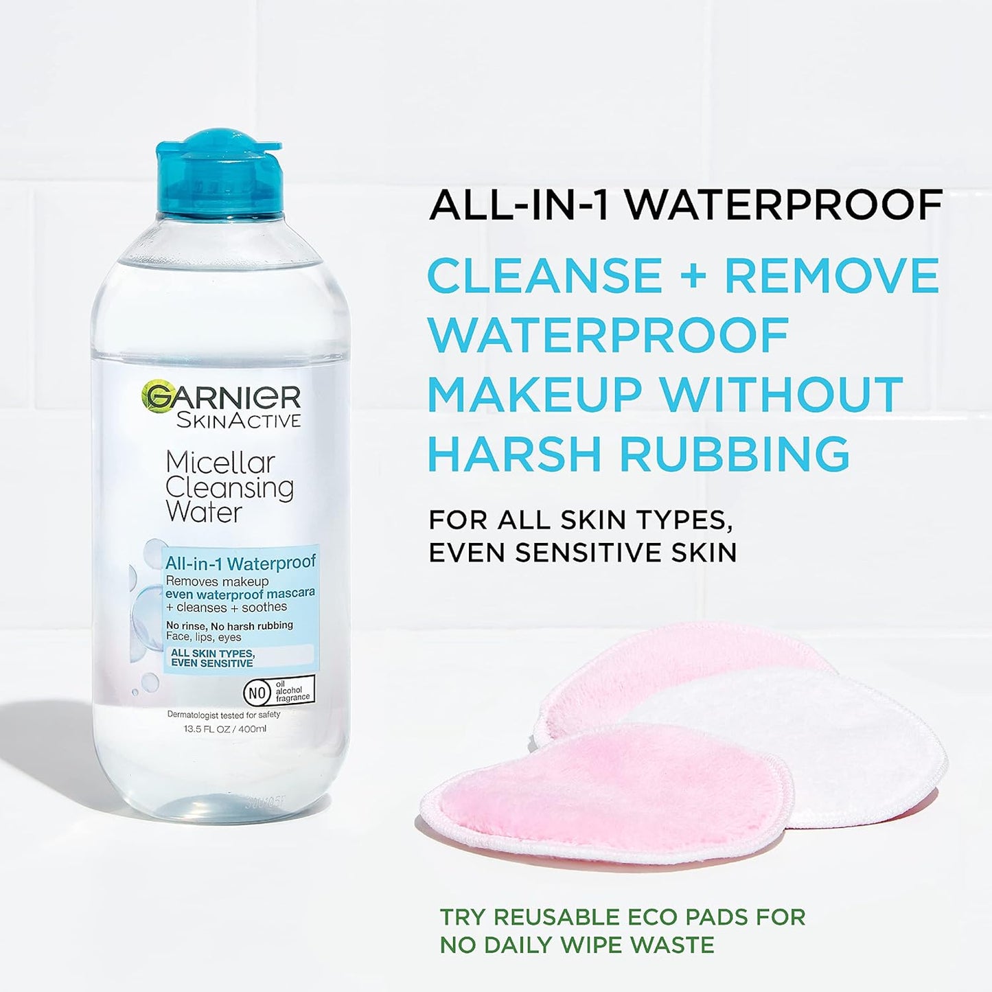 safe for use on eye area including waterproof mascara removal