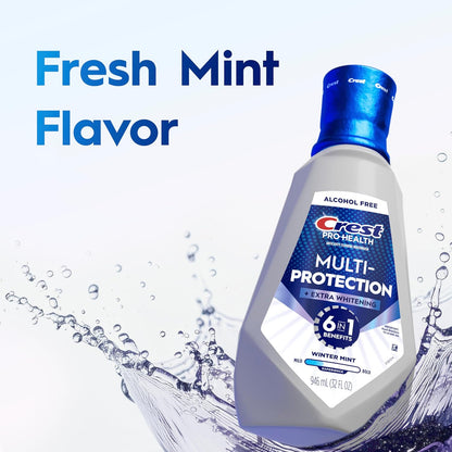 Crest Pro-Health Advanced Mouthwash – Alcohol-Free Nighttime Rinse for Calm Evening Routines