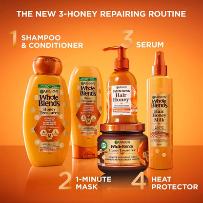 designed as part of a complete repairing system (shampoo, conditioner, mask, 10-in-1 leave-in)