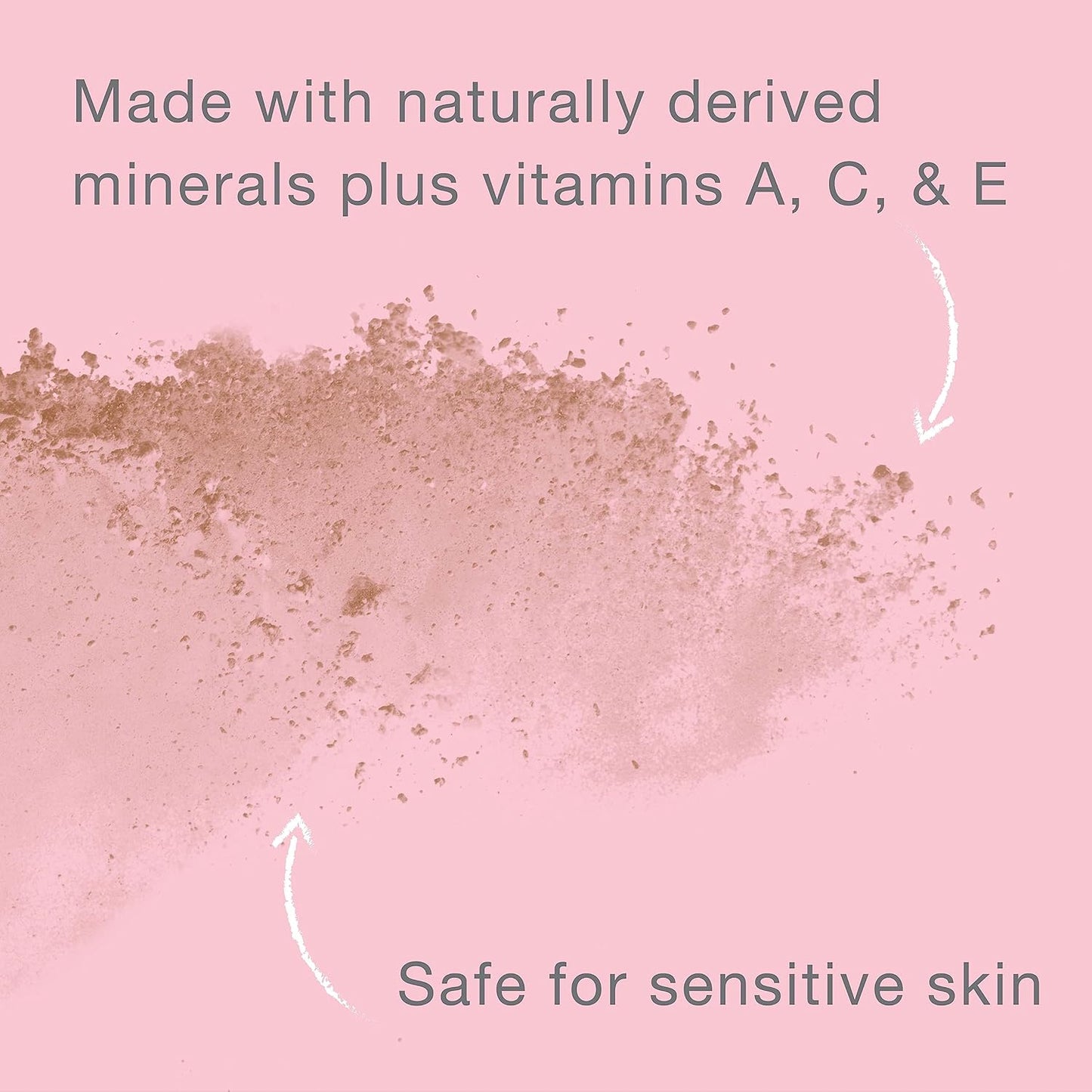 naturally derived minerals combined with vitamins a, c, and e for dual makeup and skincare function