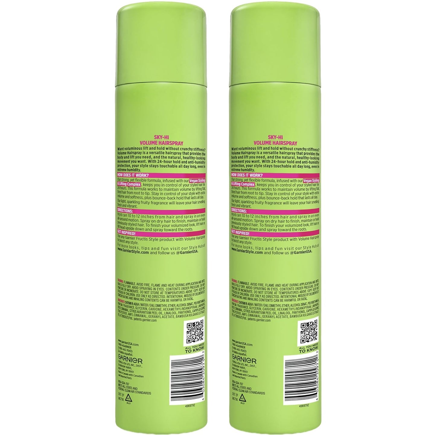 Garnier Fructis Volume Hairspray – Self-Care Ritual for Effortless Morning Confidence