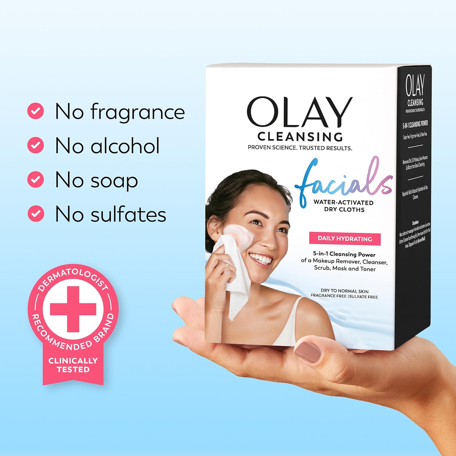 Olay Daily Facial Wipes – Hydrating Skincare Ritual for Your Nighttime Wind-Down