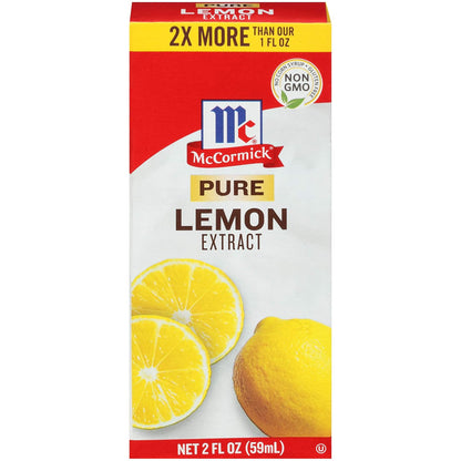 83% alcohol, water, and oil of lemon formulation for potent, shelf-stable flavor