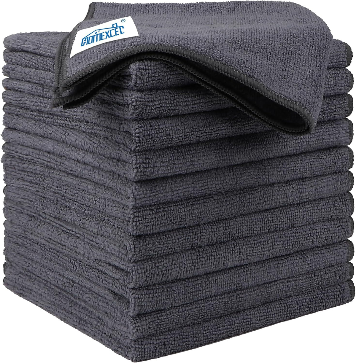 87% polyester + 13% polyamide microfiber blend for high absorbency and softness
