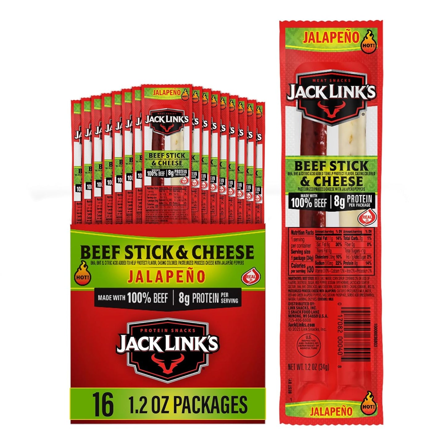 8g protein per 1.2 oz combo pack
