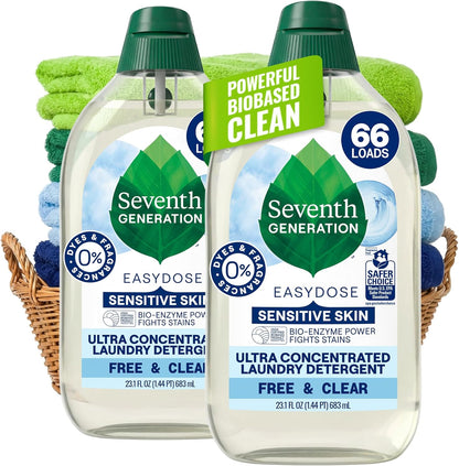 8x ultra-concentrated liquid formula delivering 66 medium loads per 23.1 fl oz bottle