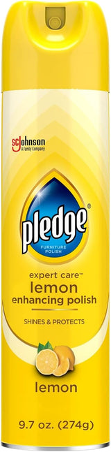 Pledge Enhancing Polish Spray – Living Room Wood & Stainless Steel Care for a Polished Home Aesthetic