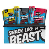 Jack Link's x MrBeast Beef Jerky Variety Box – School Lunchbox Protein Snack for Kids, 9-Count Beef Sticks and Jerky Pack