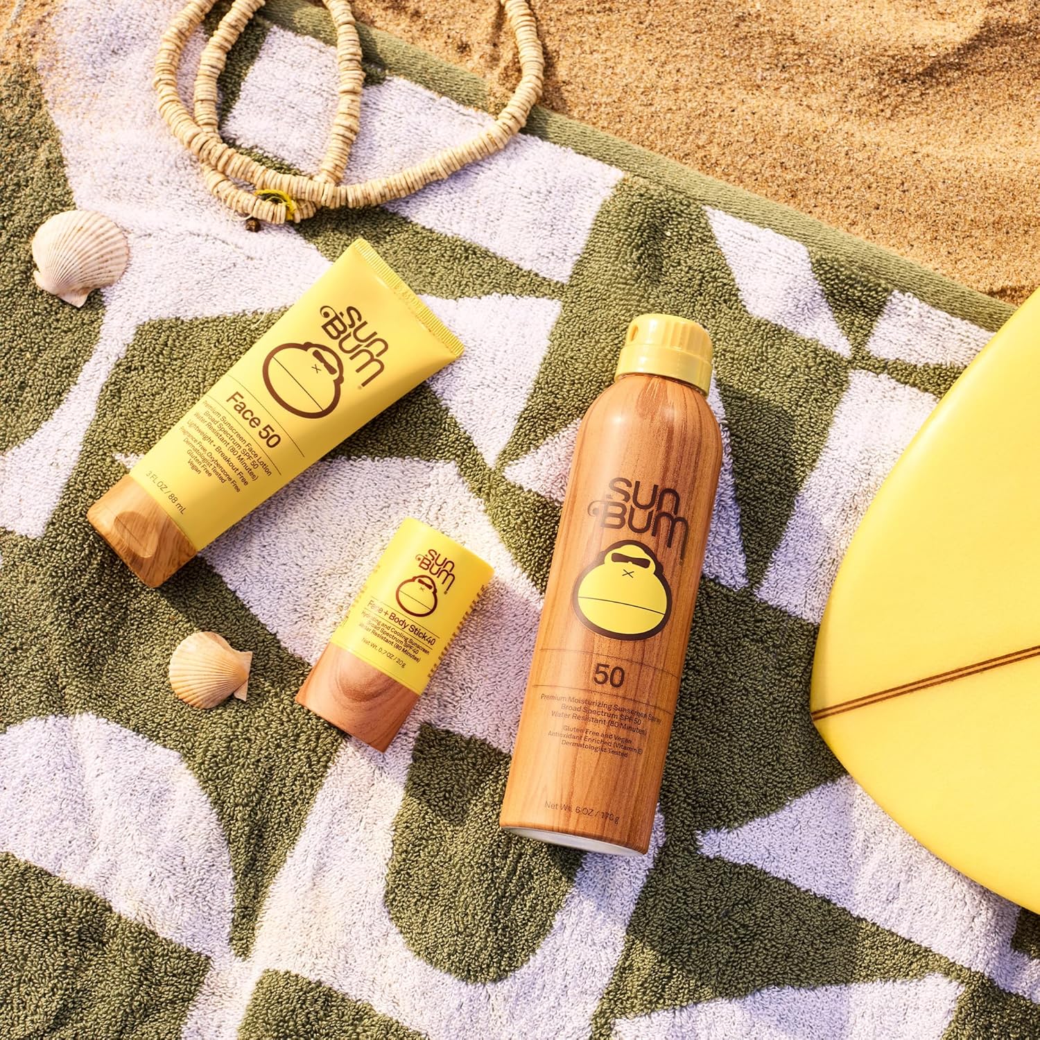 Sun Bum SPF 40 Sunscreen Stick – Portable Face & Body Protection for Hiking, Camping & Beach Days