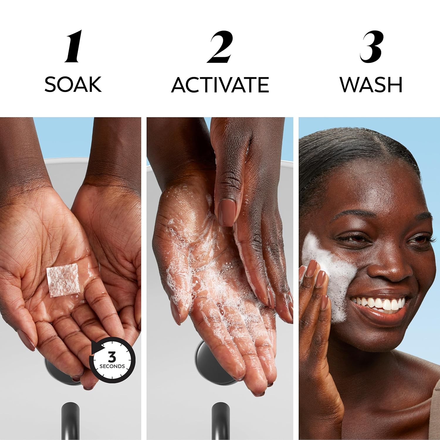 hyaluronic acid as active ingredient for hydration (core variant); vitamin c for toning, retinol for anti-aging, unscented for sensitivity