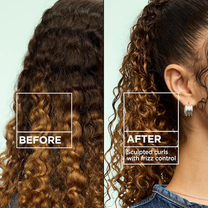 scrunching and cast-breakout method for soft, springy curl release after drying