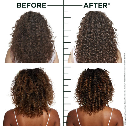leave-in serum format (no-rinse) for lasting post-wash frizz and moisture control