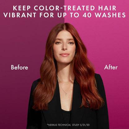 up to 40-wash color vibrancy protection when used as a shampoo and conditioner system