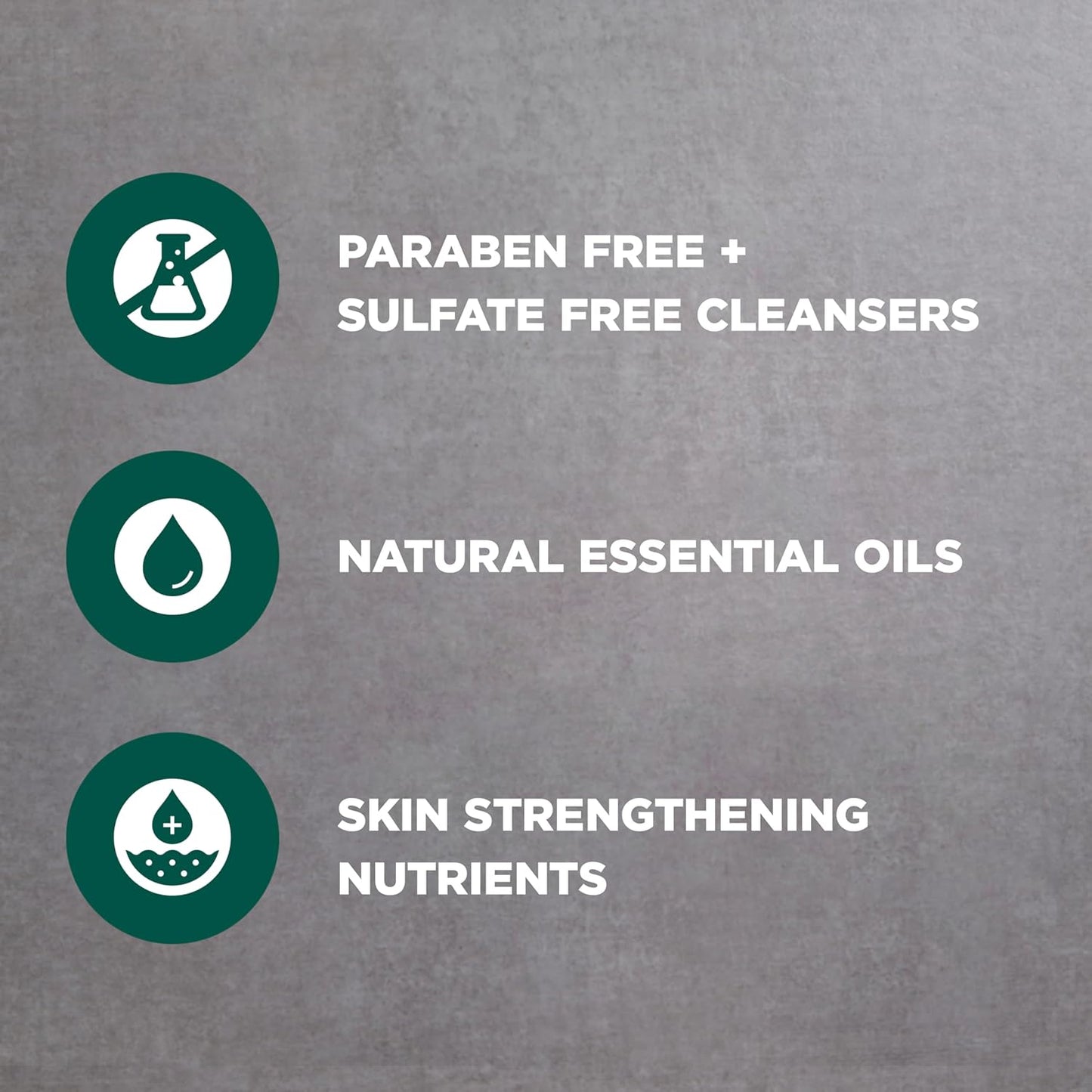 92% naturally derived ingredients including plant-based moisturizers