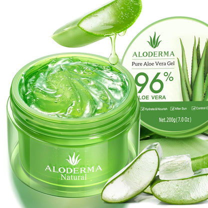 96% pure organic aloe vera as the primary ingredient
