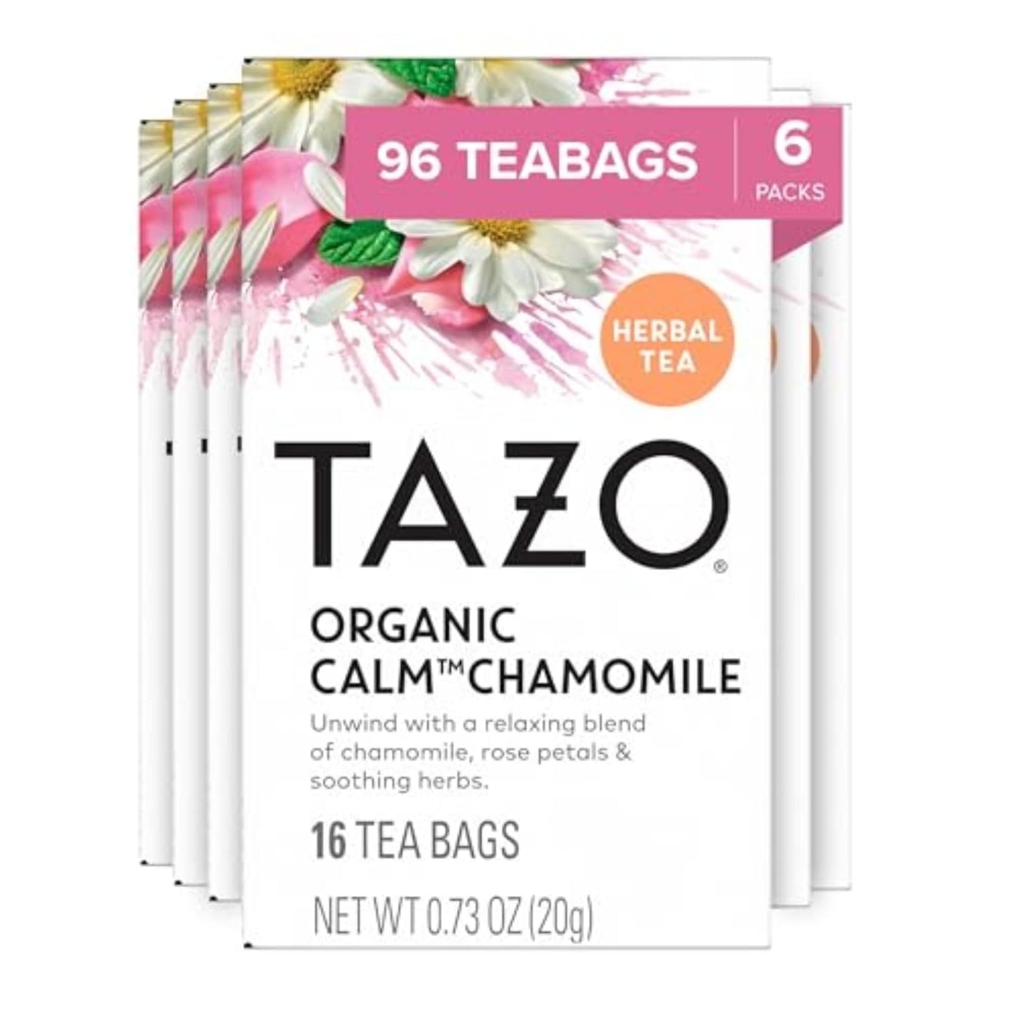 96 total tea bags across 6 packs of 16 (plus 16-bag single variant) for flexible buying
