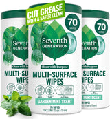 Seventh Generation Multi-Surface Wipes – Child-Safe Cleaning for Playroom and Nursery Counters, Plant-Based Daily Wipe-Downs