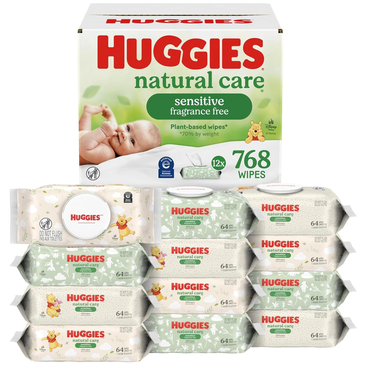 99% purified water base with aloe and vitamin e for gentle moisturizing