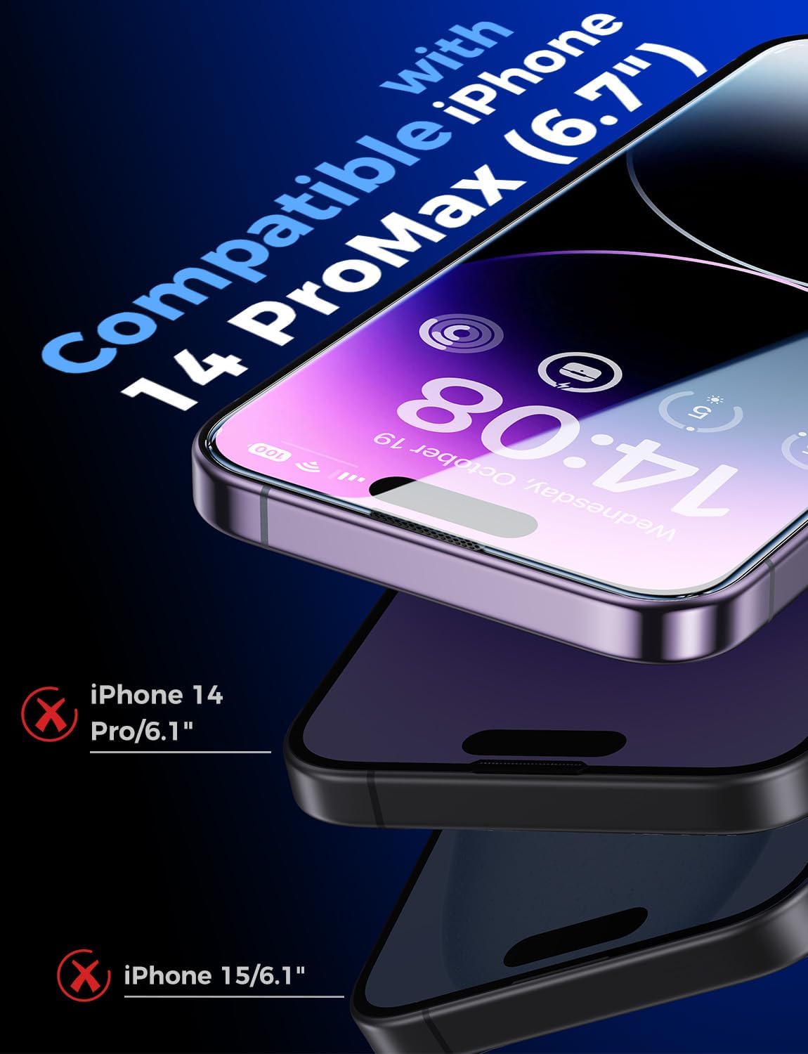 9h surface hardness tempered glass construction