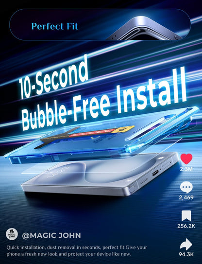 9h surface hardness tempered glass for scratch and impact resistance