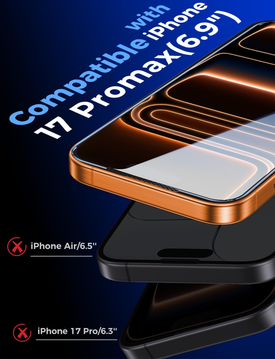 9h surface hardness tempered glass with drop, scratch, and shatter resistance