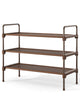 Brown - 27.6" Wide - 3 Tier