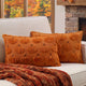 Rust Orange Pumpkin - 20" x 12" (Pack of 2)