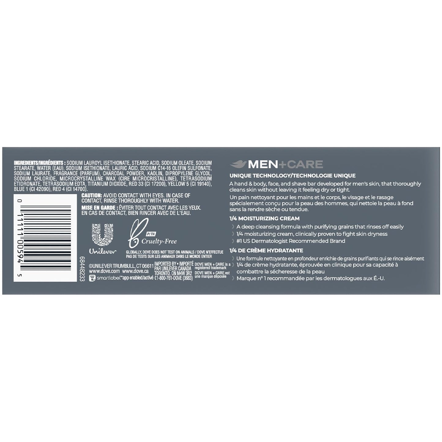 activated charcoal ingredient for deep-cleansing and oil control