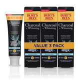 Burt's Bees Charcoal Toothpaste 3-Pack – Mindful Natural Oral Care for Home Bathrooms